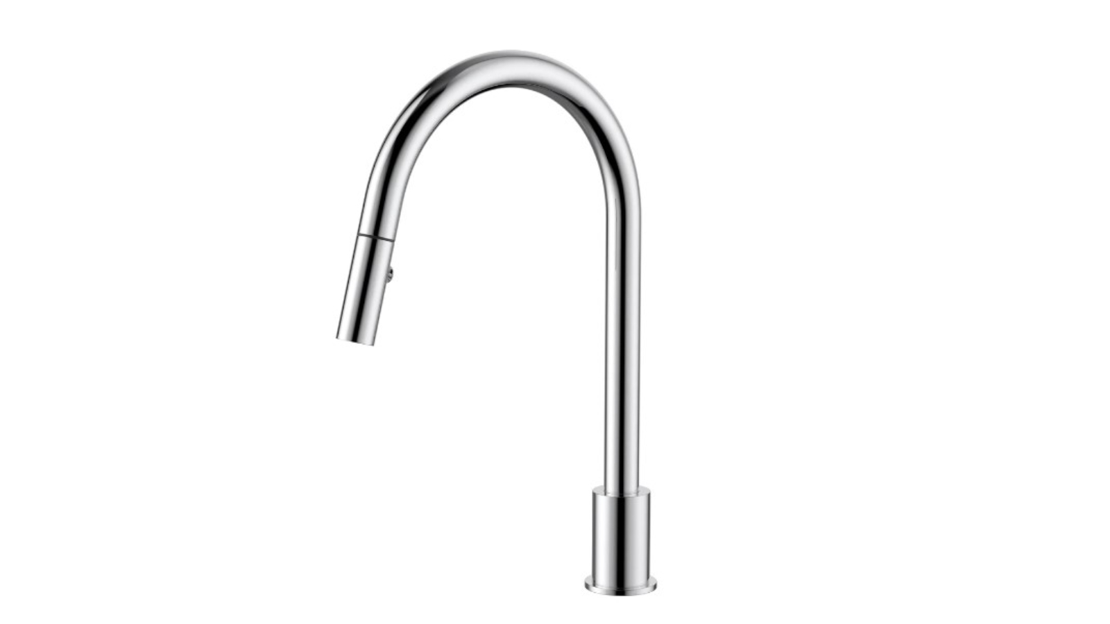 Meir Kitchen Hob Spout with Pull Out Nozzle - Brushed Nickel