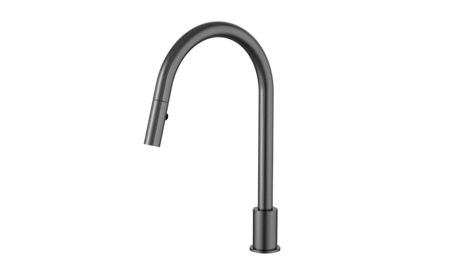 Meir Kitchen Hob Spout with Pull Out Nozzle - Gunmetal 