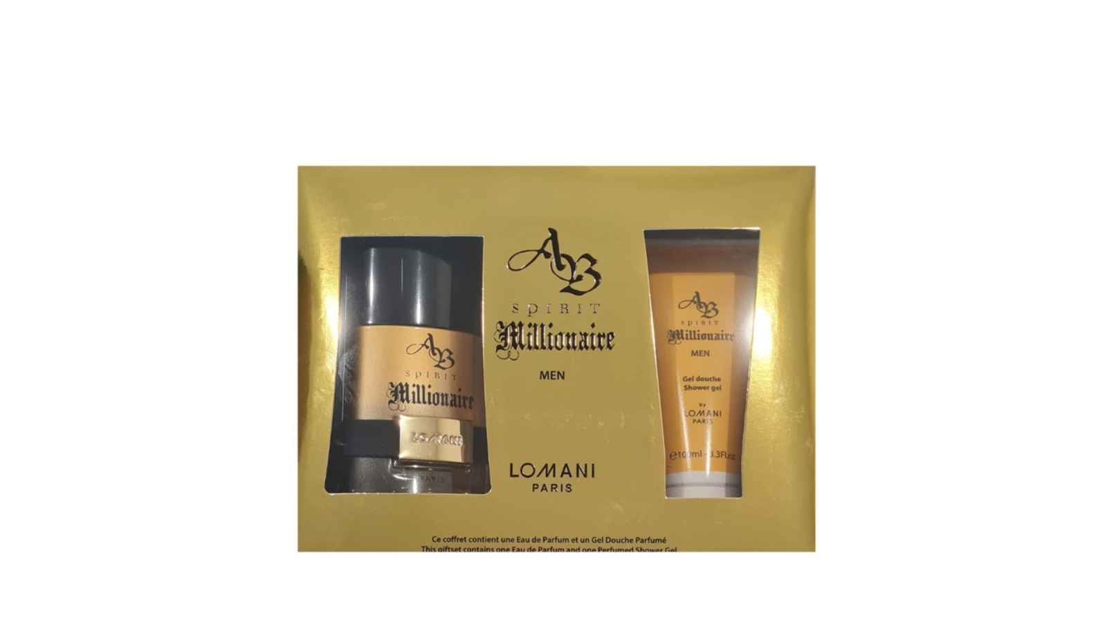 Lomani Set of 2 AB Spirit Millionaire Mens Fragrance