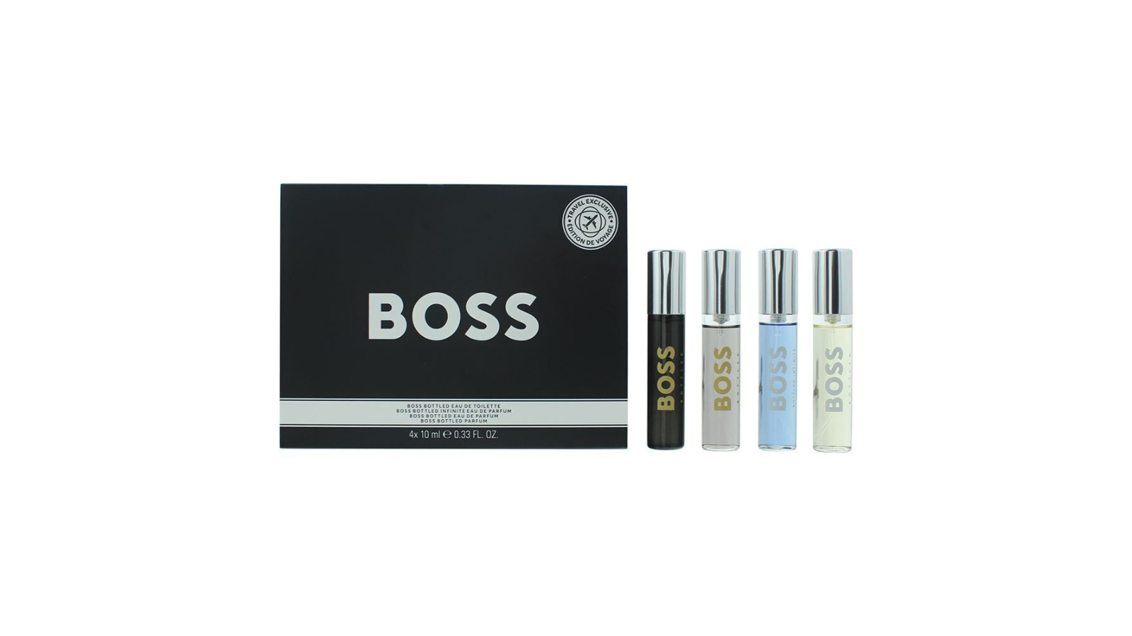 Hugo Boss Set of 4 Boss Bottled Mens Fragrance