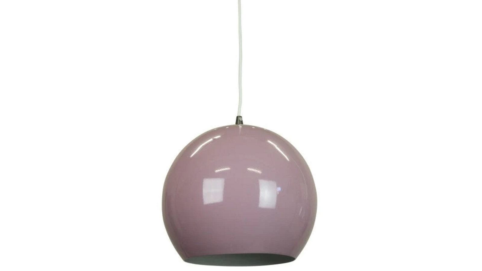 Sylvania Lighting Itzel Modern Spherical Cord Drop Metal Pendant Light Lamp - Pastel Violet