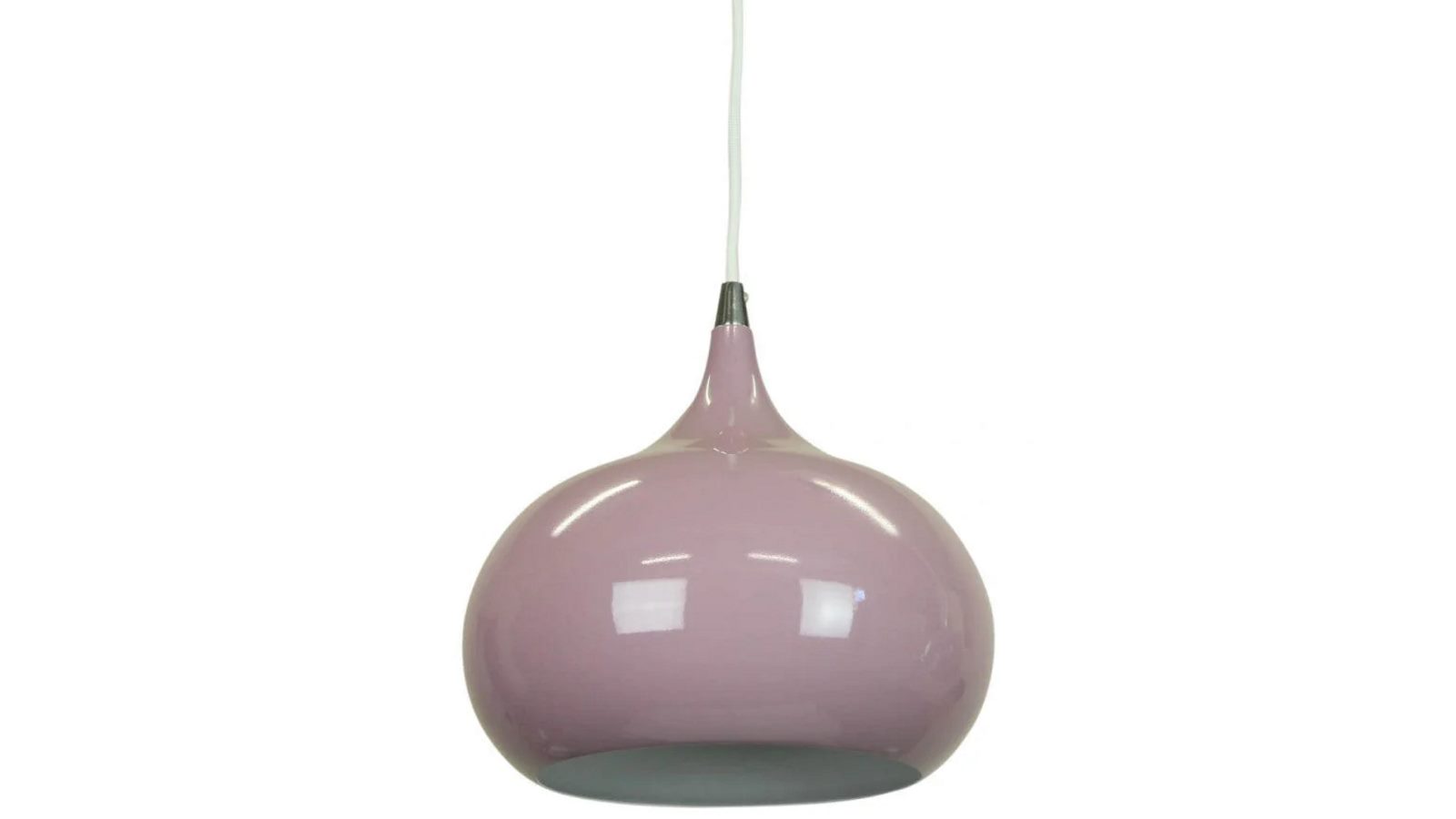 Sylvania Lighting Mini Kirby Inverted Bowl Metal Pendant Light Lamp - Pastel Violet
