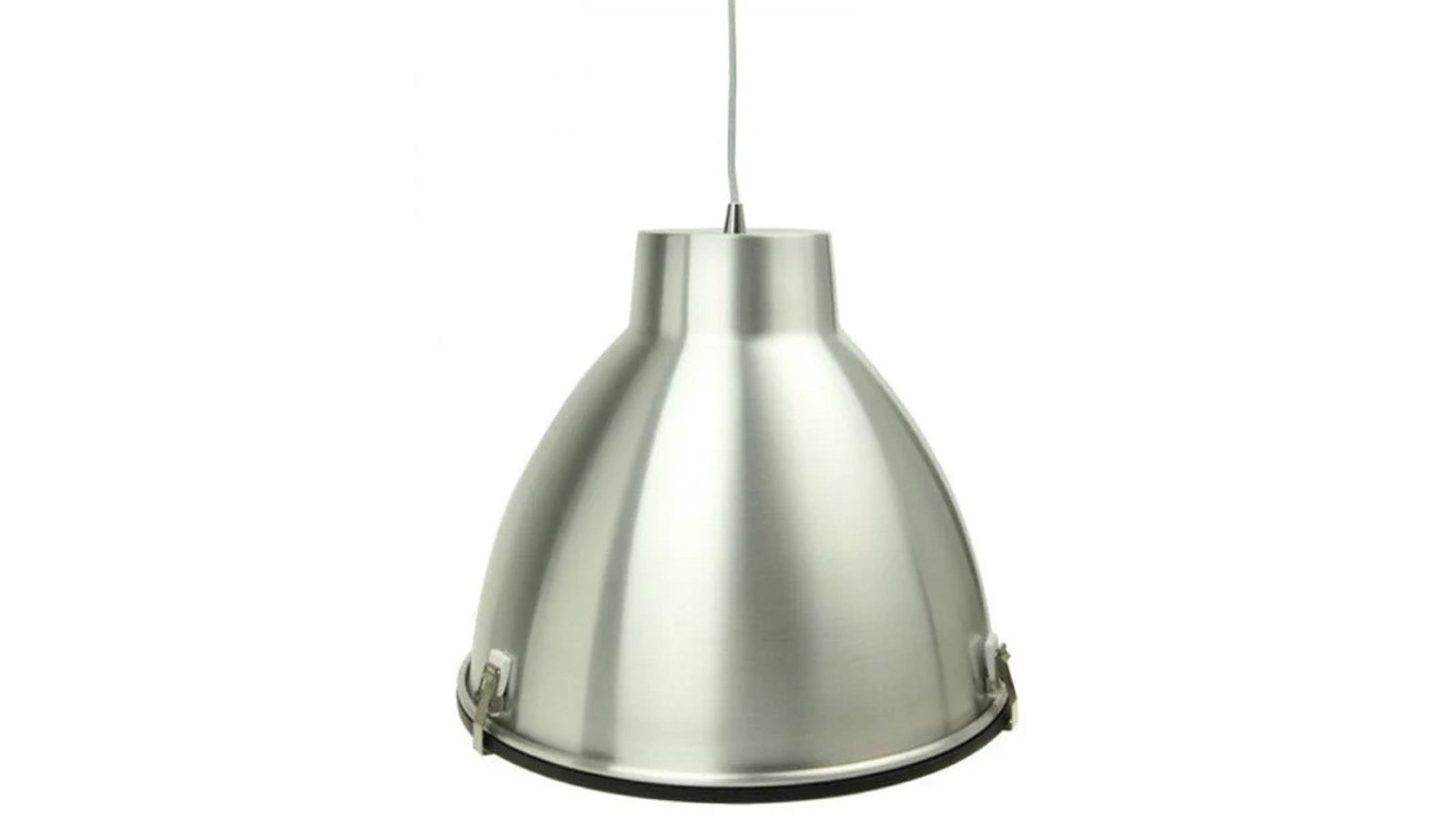 Sylvania Lighting Orin Classic Industrial Metal with Acrylic Cover Pendant Light Lamp - Aluminium