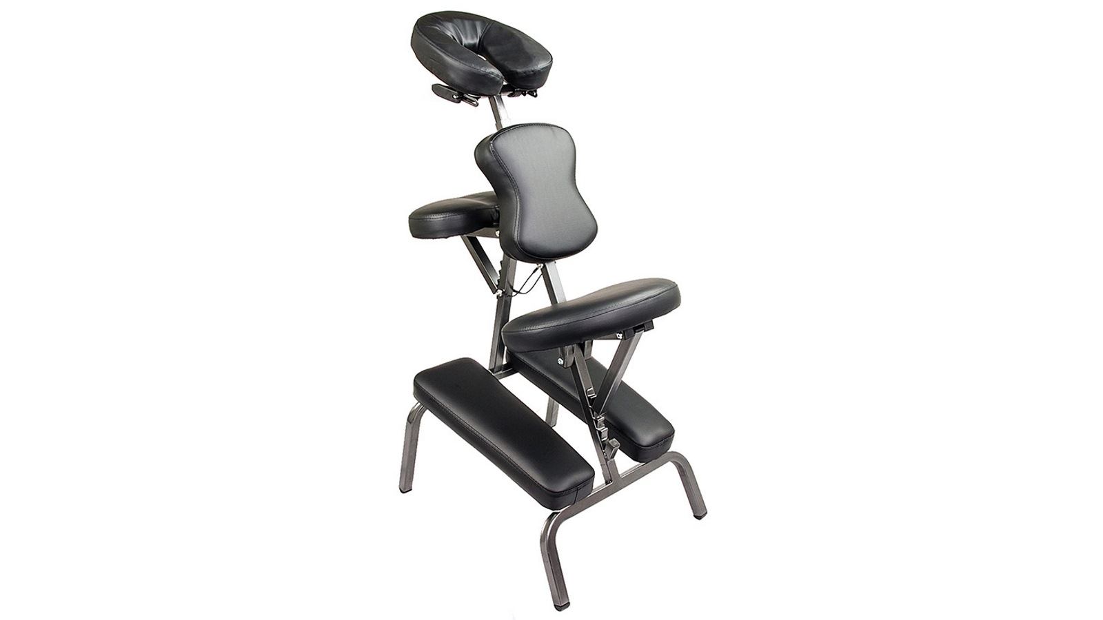 Forever Beauty Aluminium Portable Beauty Massage Foldable Chair Black