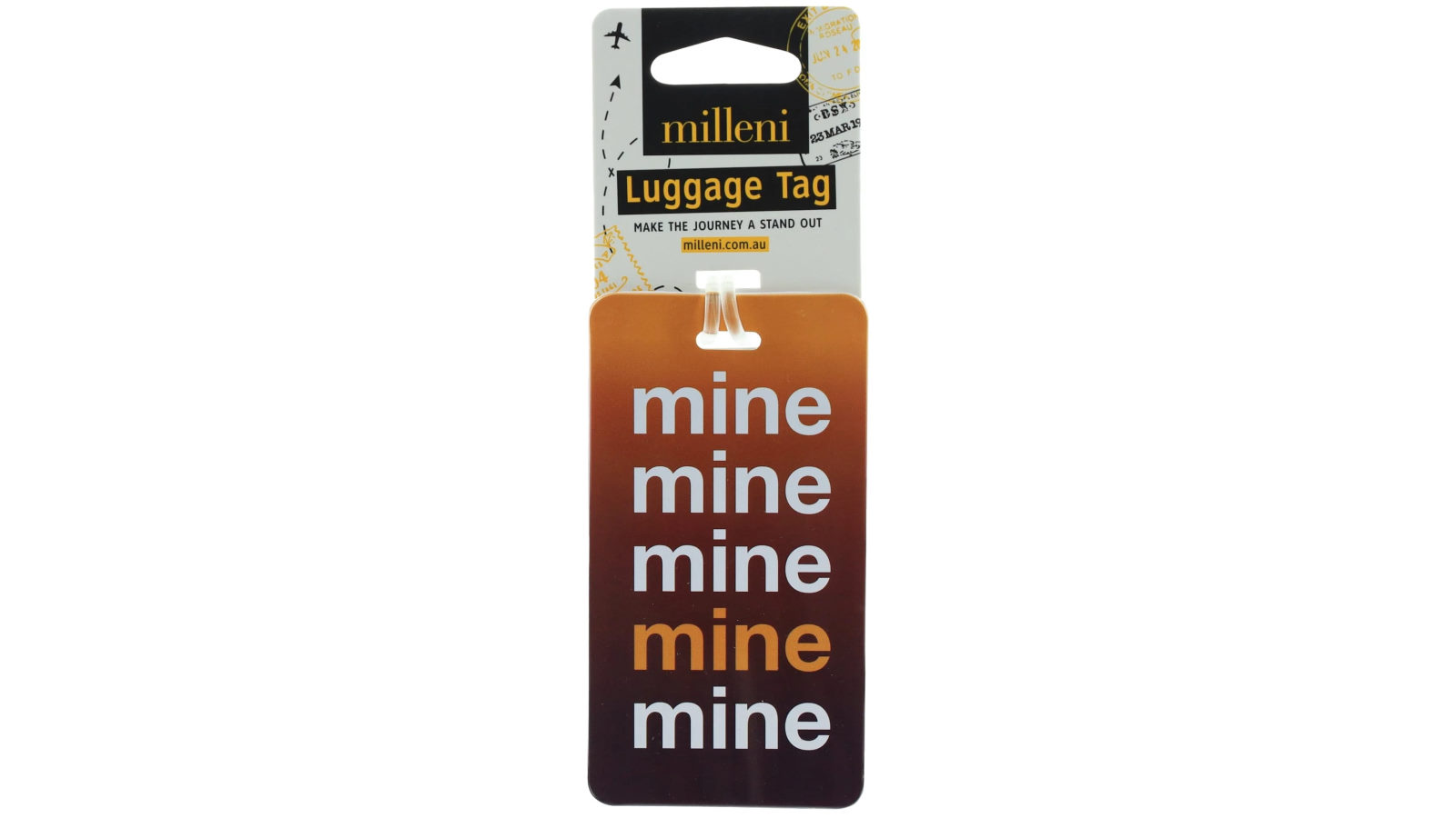 Milleni Travel Mine Luggage Tag