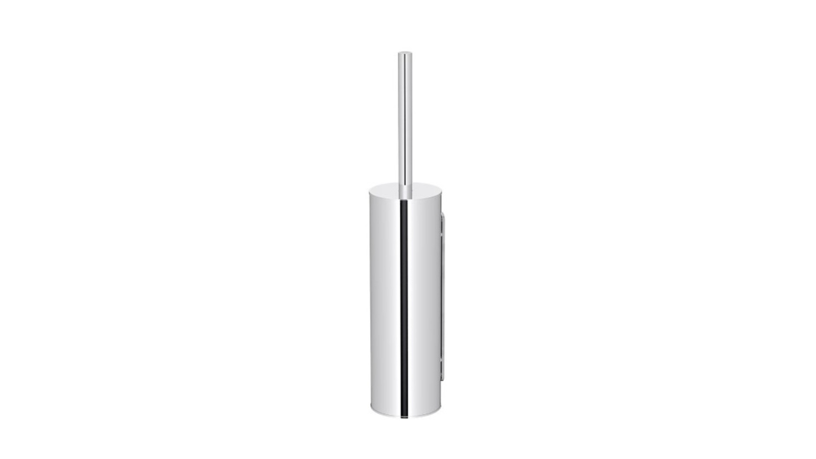 Meir Round Toilet Brush and Holder - Chrome
