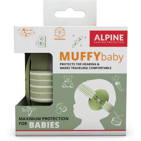 Alpine Muffy Baby Ear Muff - Green