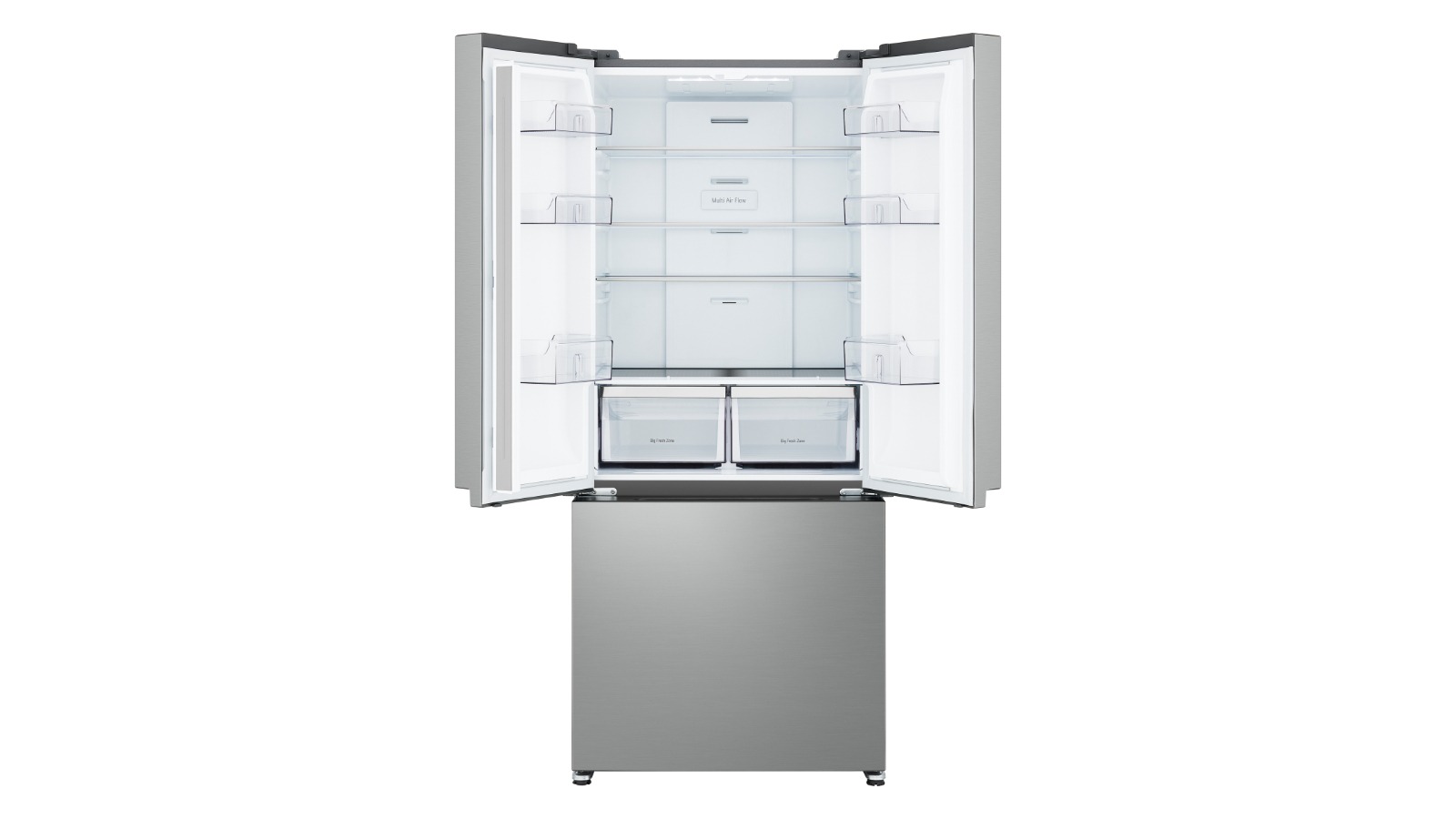 LG 516L Multi-Airflow Deep Freeze Drawer French Door Fridge - Stainless