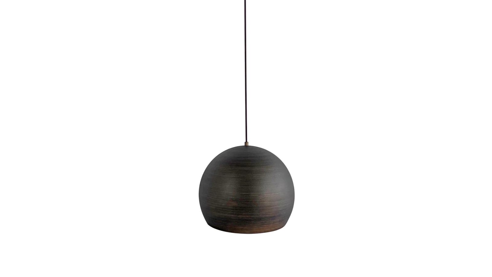 Sylvania Lighting Brown Dome Shape Asymmetrical Patterns Pendant Light - Large