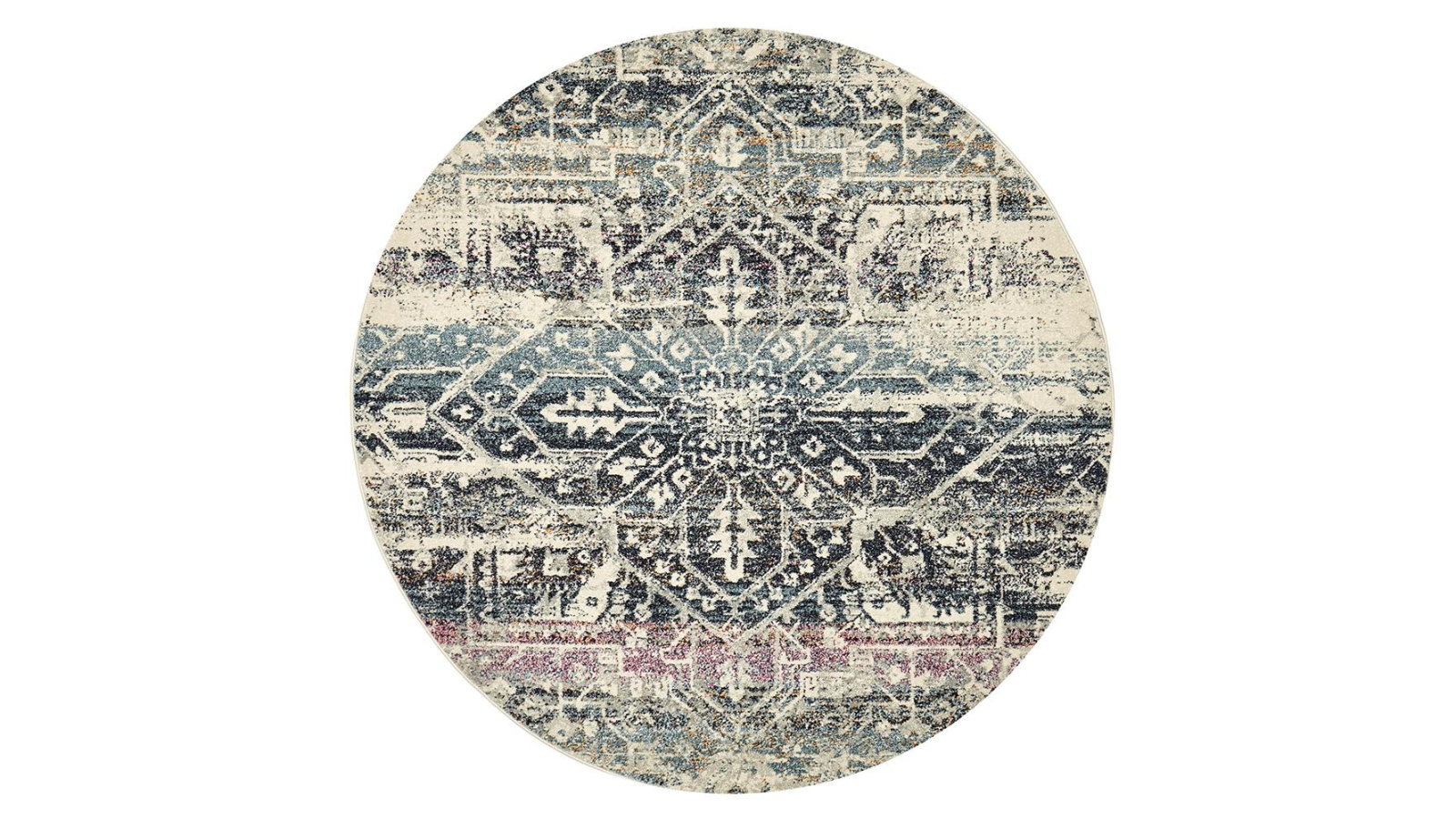 The Weave Studio Museva 865 Blue Round Rug