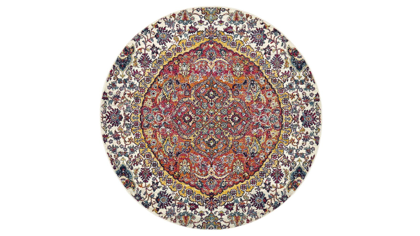 The Weave Studio Museva 867 Rust Round Rug