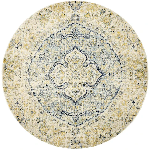 The Weave Studio Museva 867 Sky Round Rug