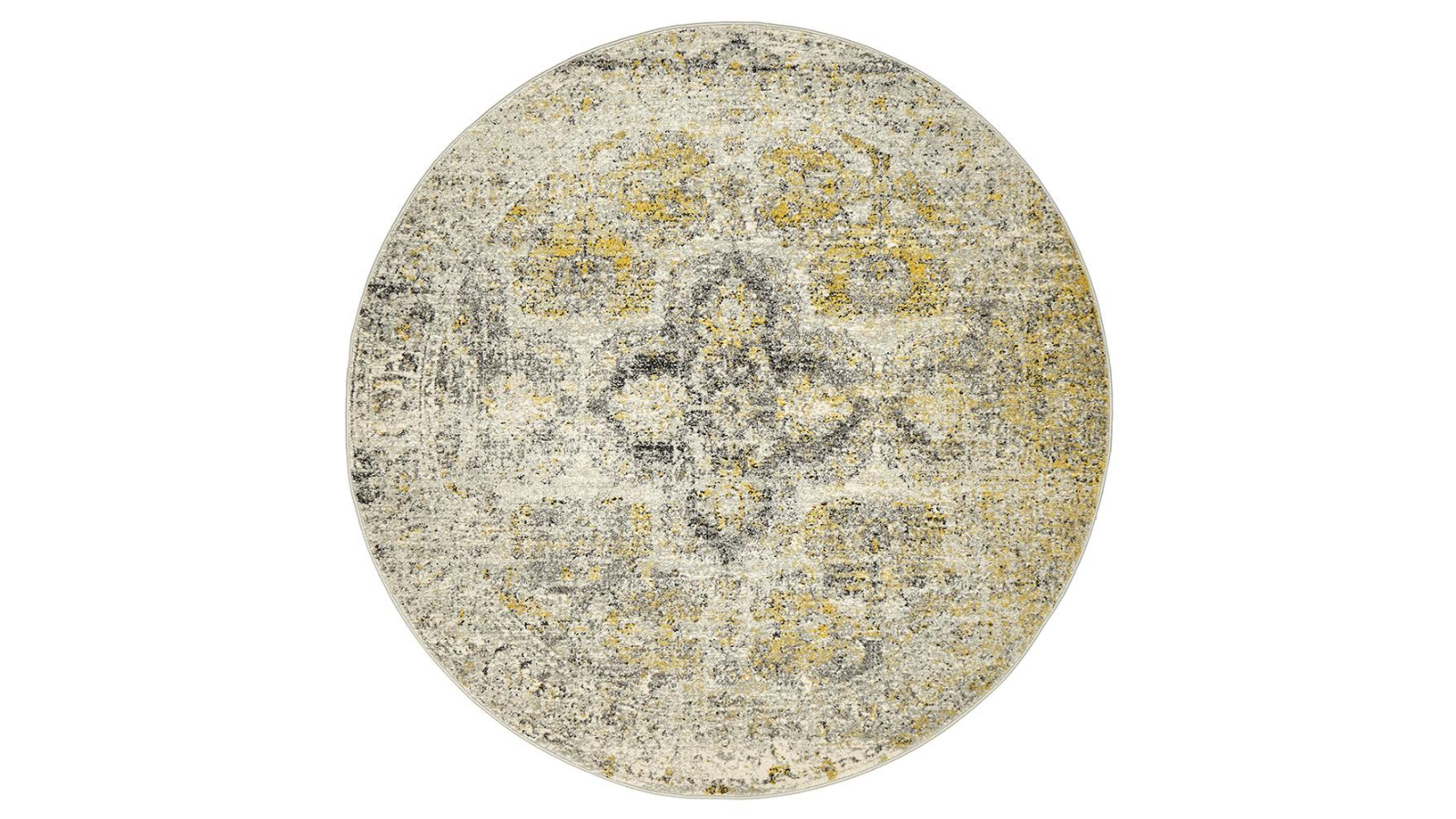 The Weave Studio Museva 868 Silver Round Rug - 200 x 200cm
