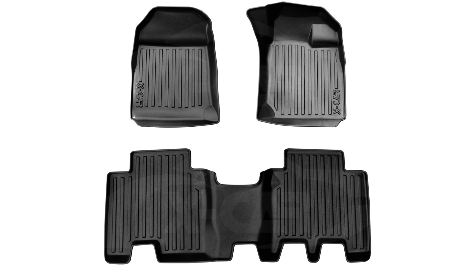 X-Car 3D All-Weather Full Set Floor Mat for Isuzu MU-X 2022-2024