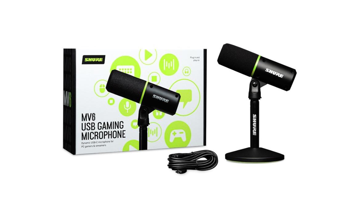 Shure MV6 USB Gaming Microphone | Harvey Norman