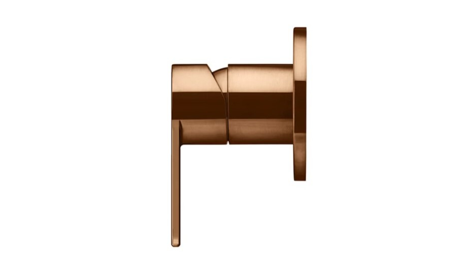 Meir Round Wall Mixer Paddle Handle Trim Kit - Lustre Bronze