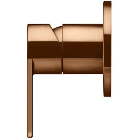 Meir Round Wall Mixer Paddle Handle Trim Kit - Lustre Bronze