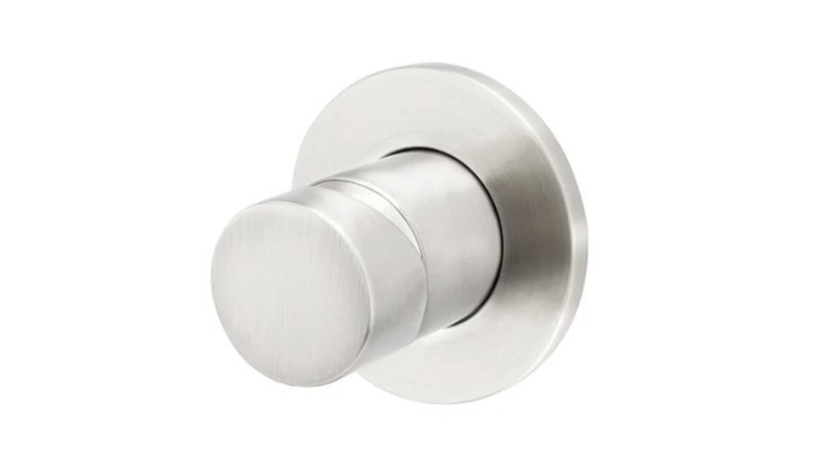 Meir Round Wall Mixer Pinless Handle Trim Kit - Brushed Nickel | Harvey ...