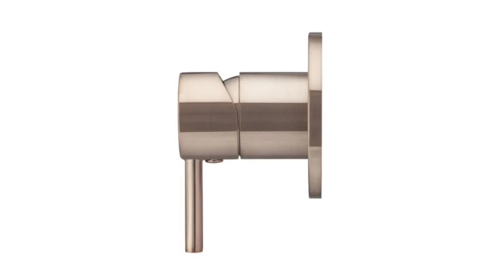 Meir Round Wall Mixer Short Pin Lever Trim Kit - Champagne
