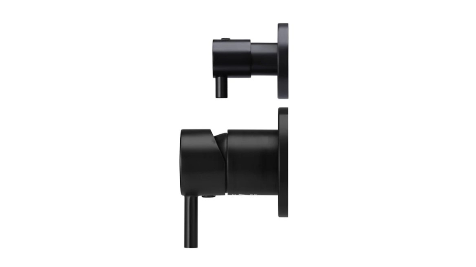 Meir Round Shower Mixer with Diverter Trim Kit - Matte Black