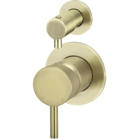 Meir Round Shower Mixer with Diverter Trim Kit - Tiger Bronze