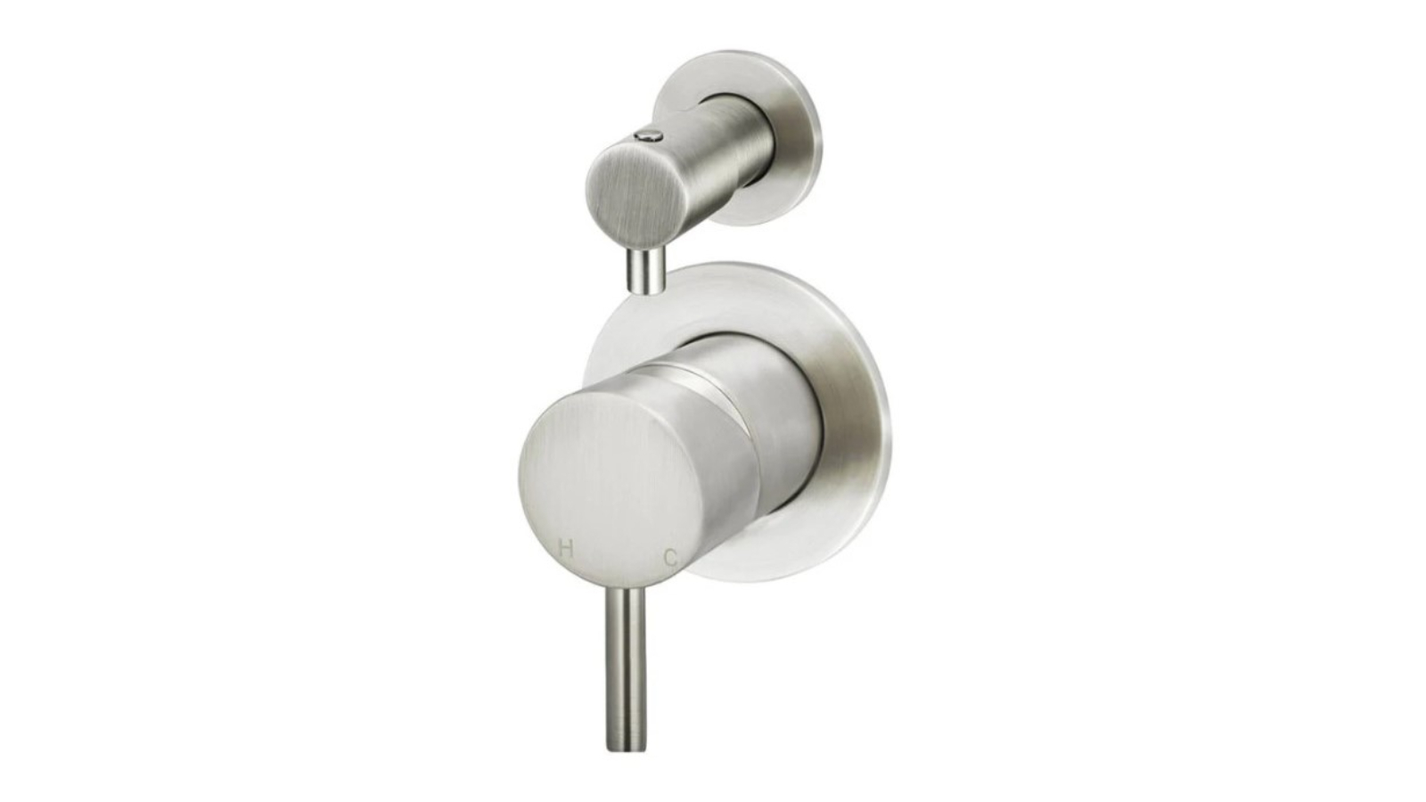 Meir Round Shower Mixer with Diverter Trim Kit - Brushed Nickel