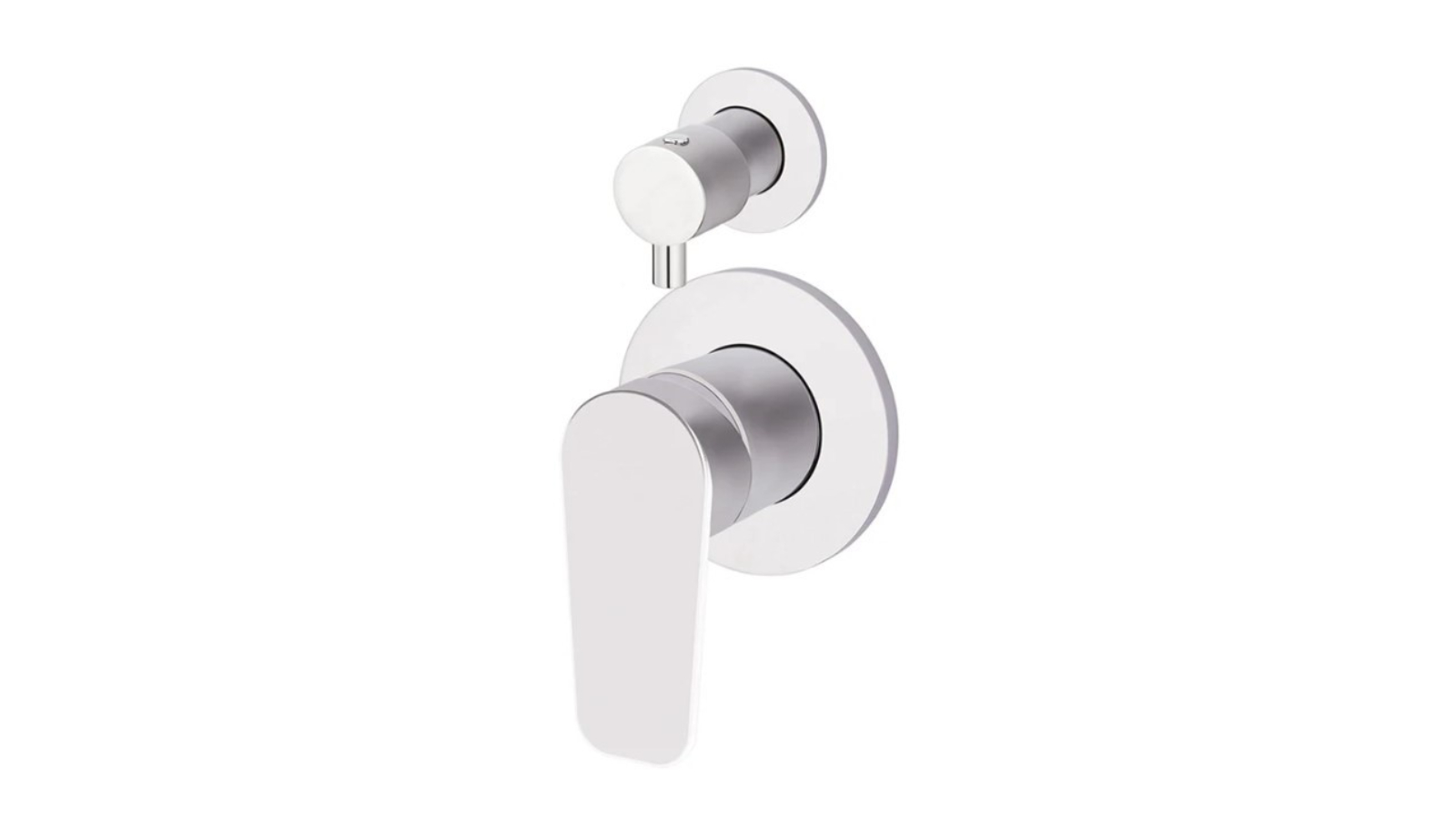 Meir Round Paddle Shower Mixer with Diverter Trim Kit - Chrome