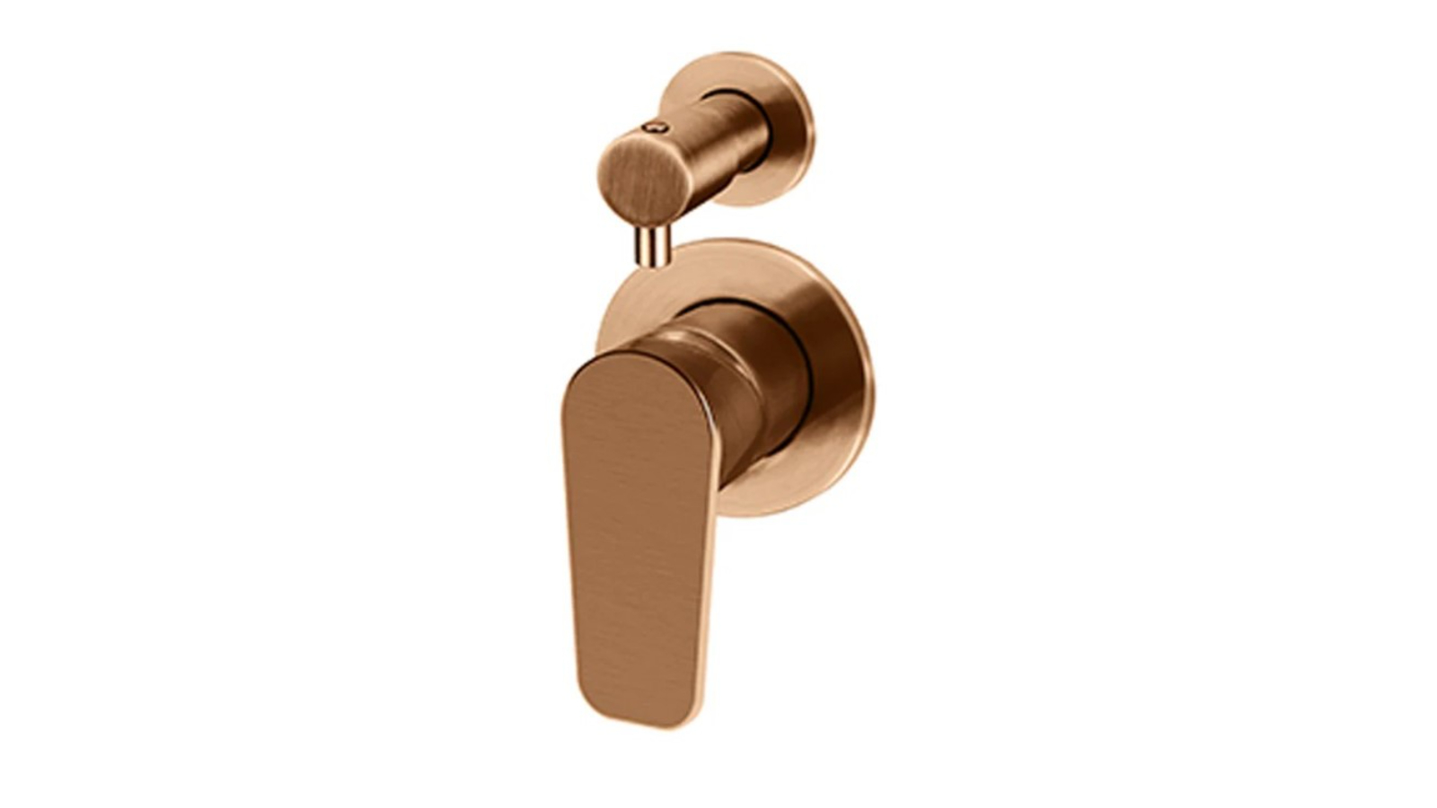 Meir Round Diverter Mixer Paddle Handle Trim Kit - Lustre Bronze
