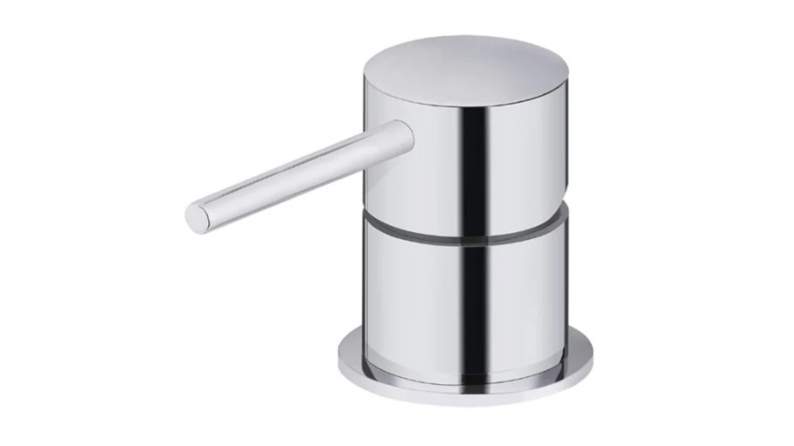 Meir Round Deck Mounted Mixer - Chrome