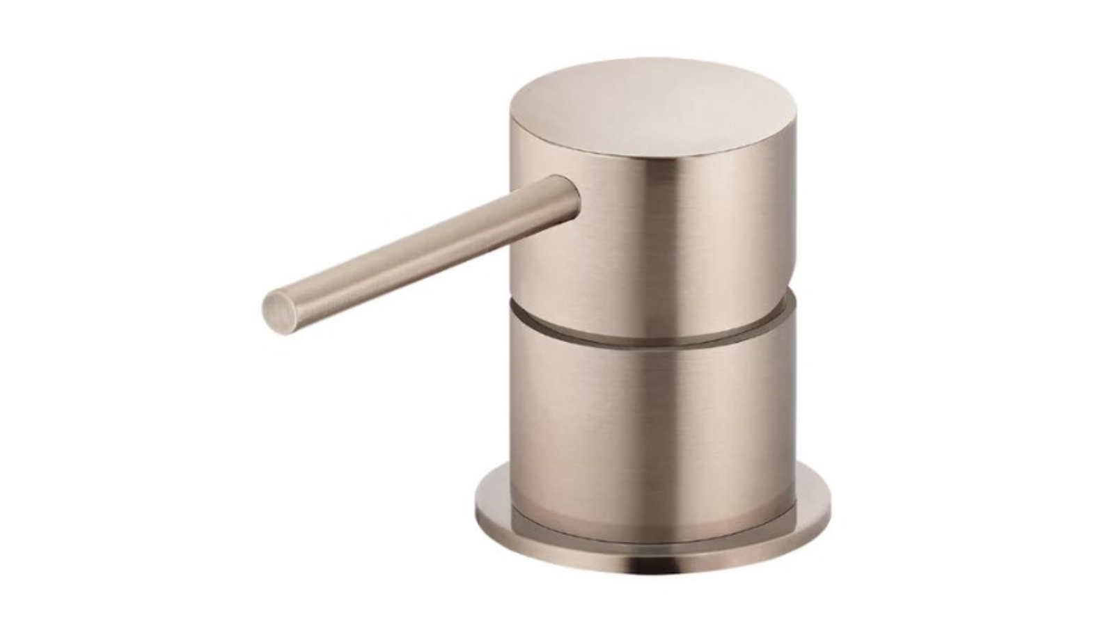 Meir Round Deck Mounted Mixer - Champagne