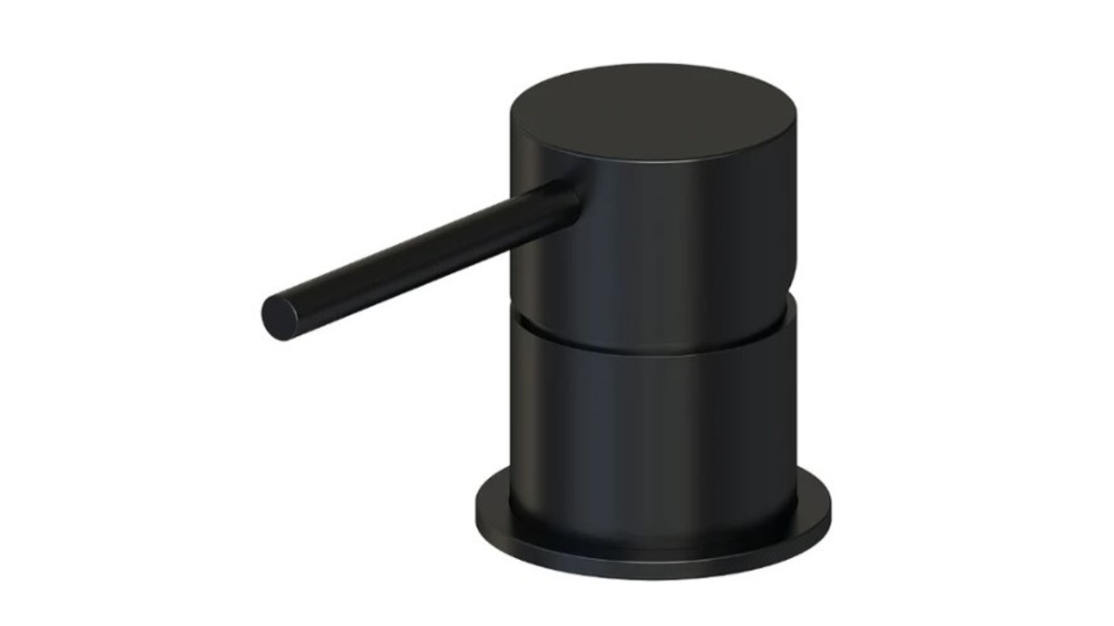 Meir Round Deck Mounted Mixer - Matte Black
