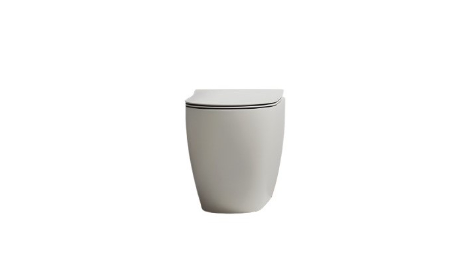 Studio Bagno Futura Wall Faced Package with Oli 74 Pneumatic Cistern - Matte White