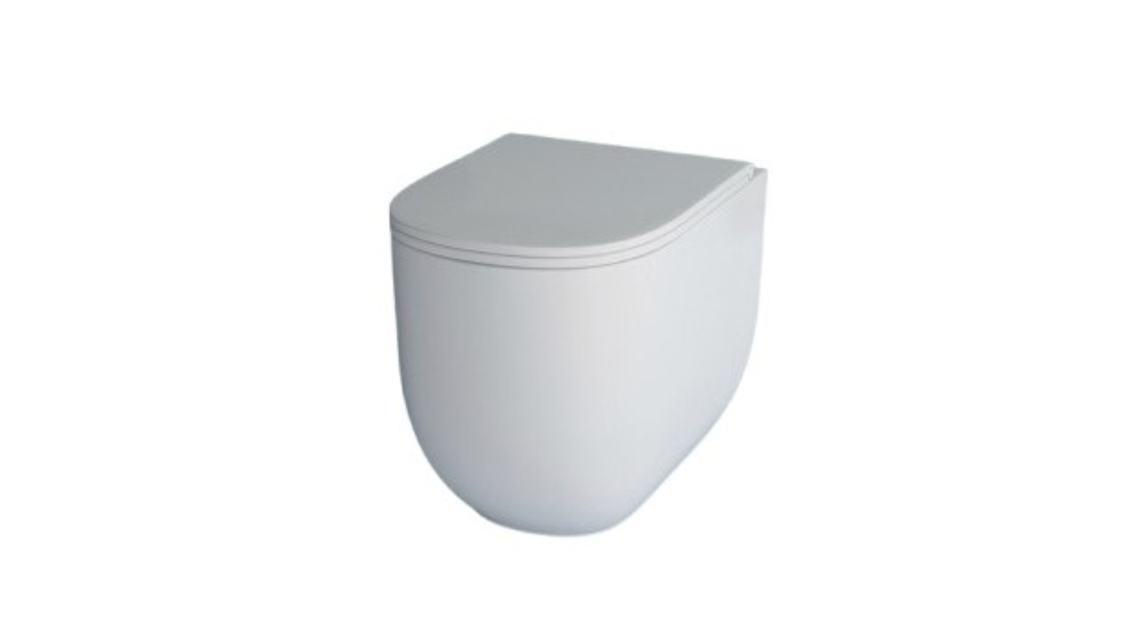 Studio Bagno Milady Wall Faced Package with Oli 74 Pneumatic Cistern - Matte White