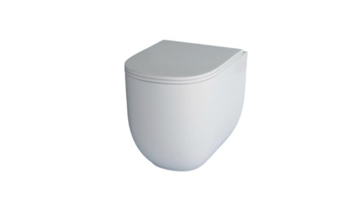 Studio Bagno Milady Wall Faced Package with Expert Evo Pneumatic Cistern - Matte White 