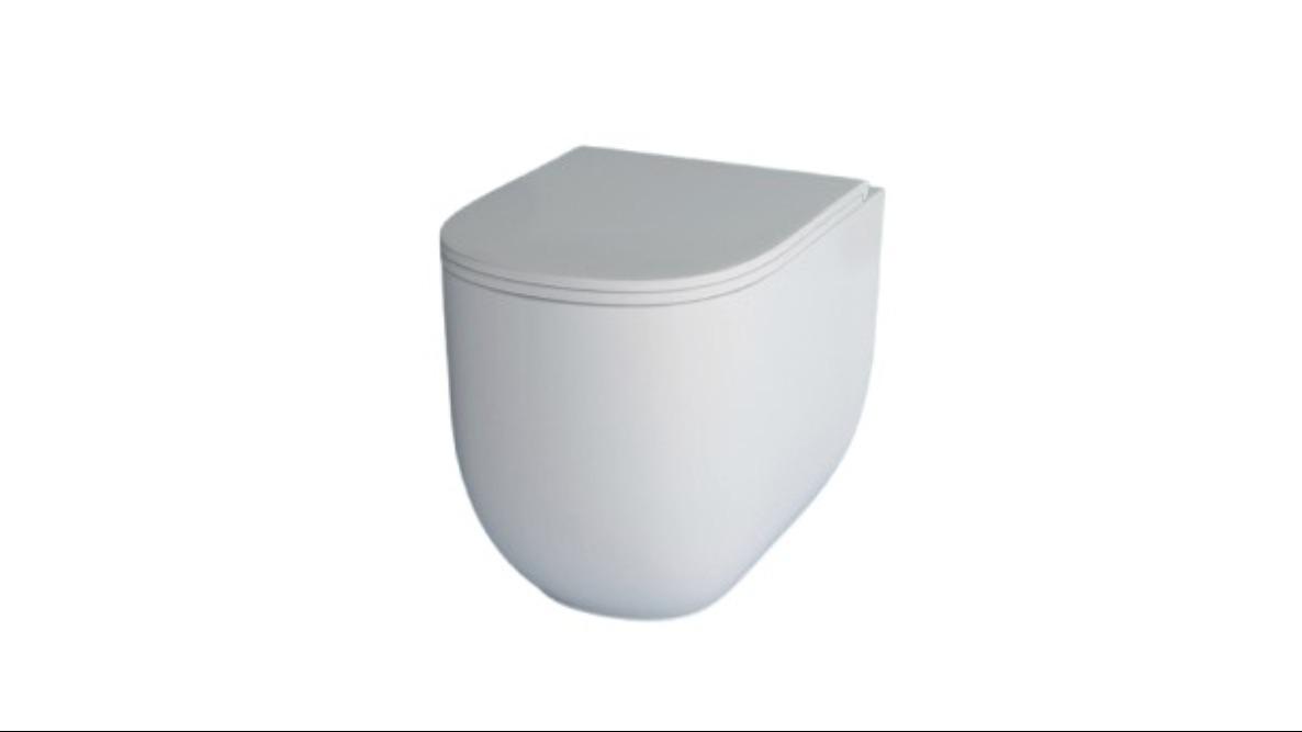 Studio Bagno Milady Wall Hung Package with Oli 74 Pneumatic Cistern & Frame - Matte White