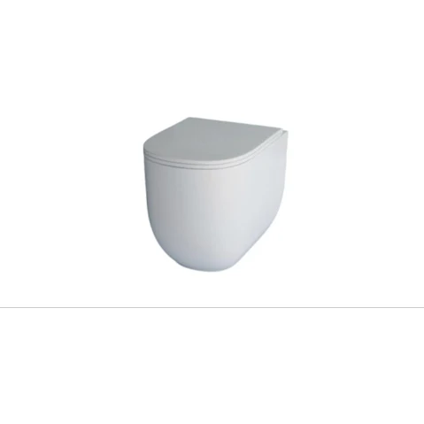 Studio Bagno Milady Wall Hung Package with Oli 74 Pneumatic Cistern & Frame - Matte White