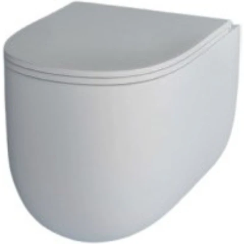 Studio Bagno Milady Wall Hung Package with Expert Evo Mechanical Cistern & Frame - Matte White