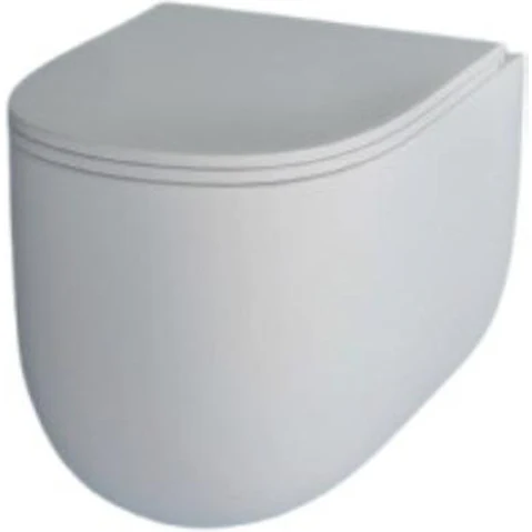 Studio Bagno Milady Wall Hung Package with Expert Evo Pneumatic Cistern & Frame - Matte White