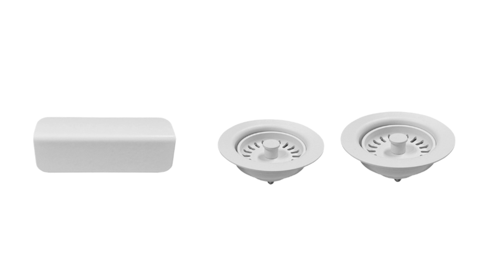 Schock MWTK08D Waste Trim Kit - White