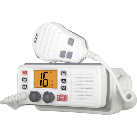 Oricom MX1000 VHF DSC Fixed Mount Marine Radio - White