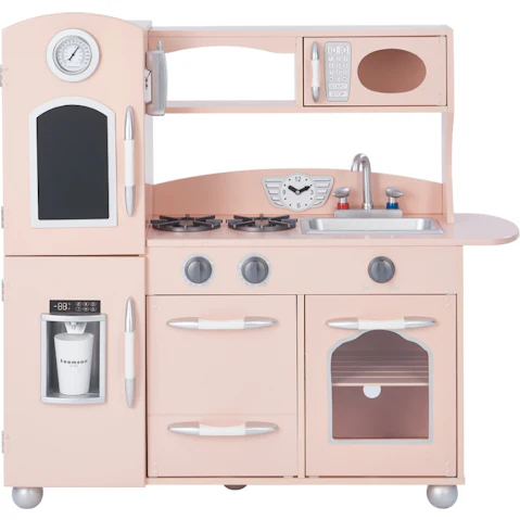 Teamson Kids Little Chef Westchester Retro Play Kitchen - Pink