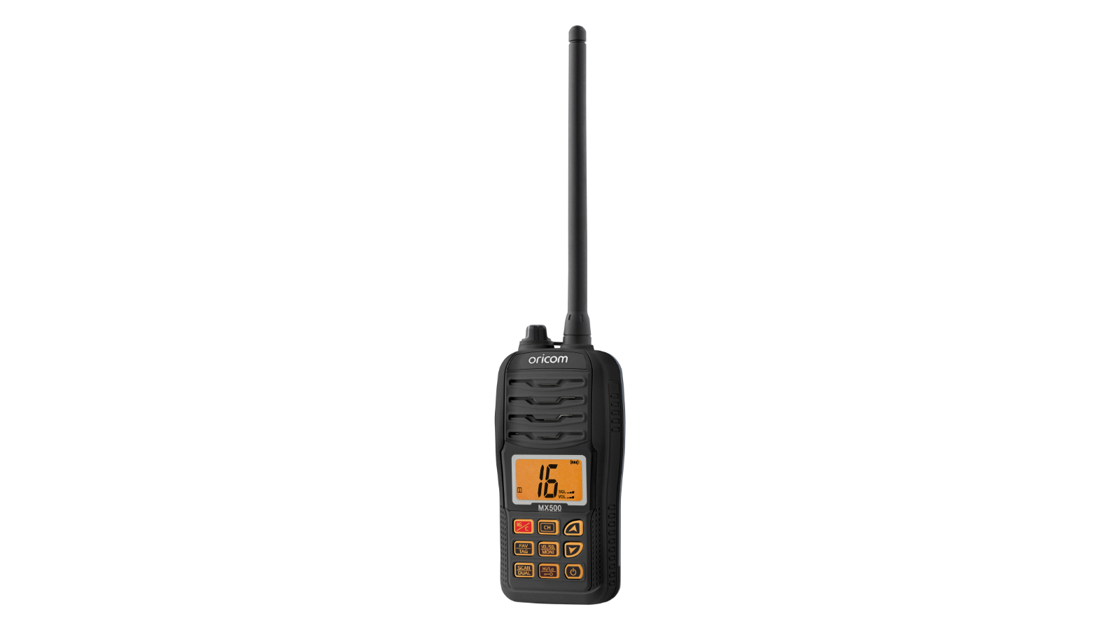 Oricom MX500 5W Marine VHF Radio - Black