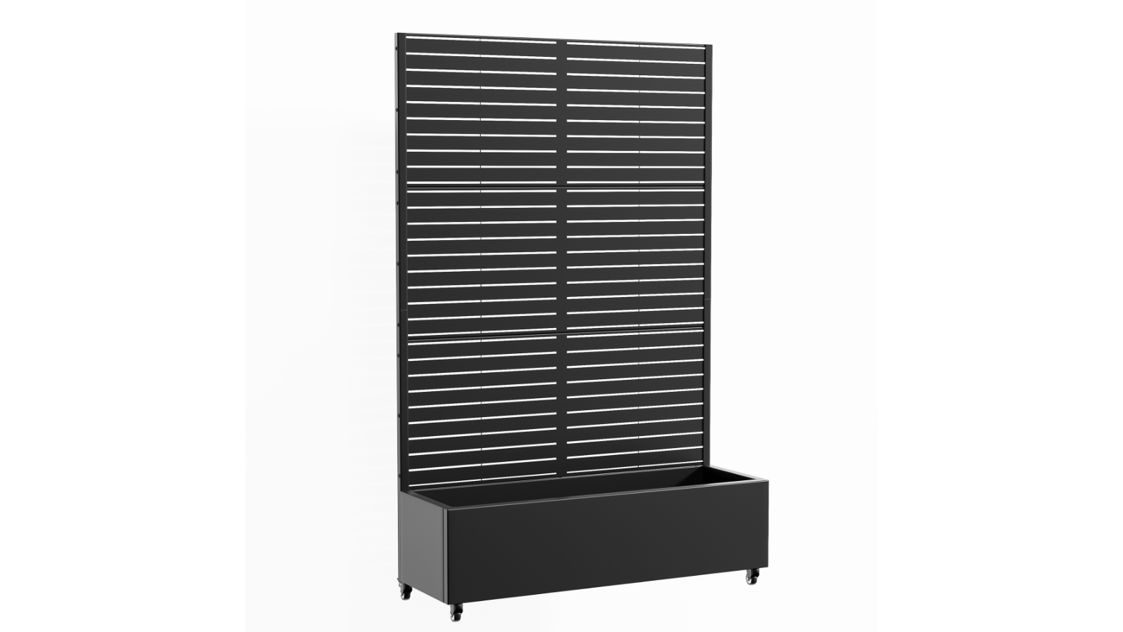 Oakory Classic Metal Planter Box with Privacy Screen - 180 x 120cm