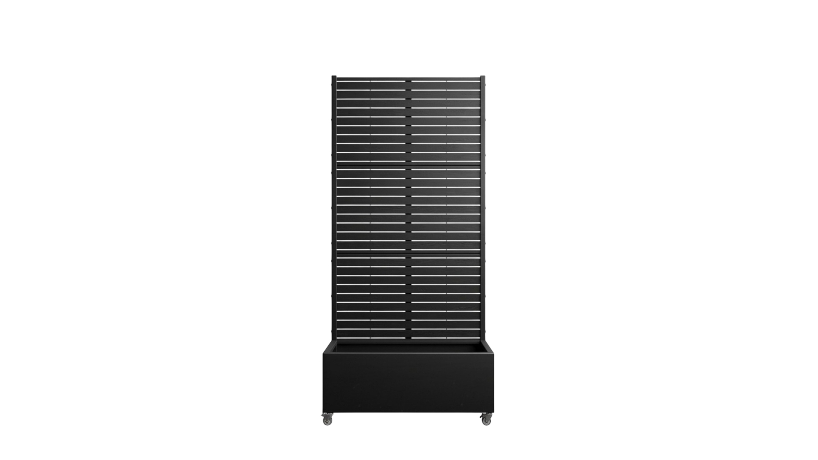 Oakory 180cm Classic Metal Planter Box with Privacy Screen on Wheel