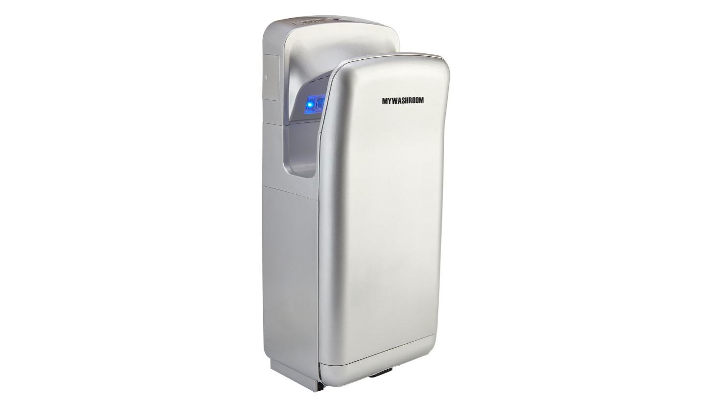 Mywashroom Commercial High-Speed Automatic Brush Hand Dryer - Silver