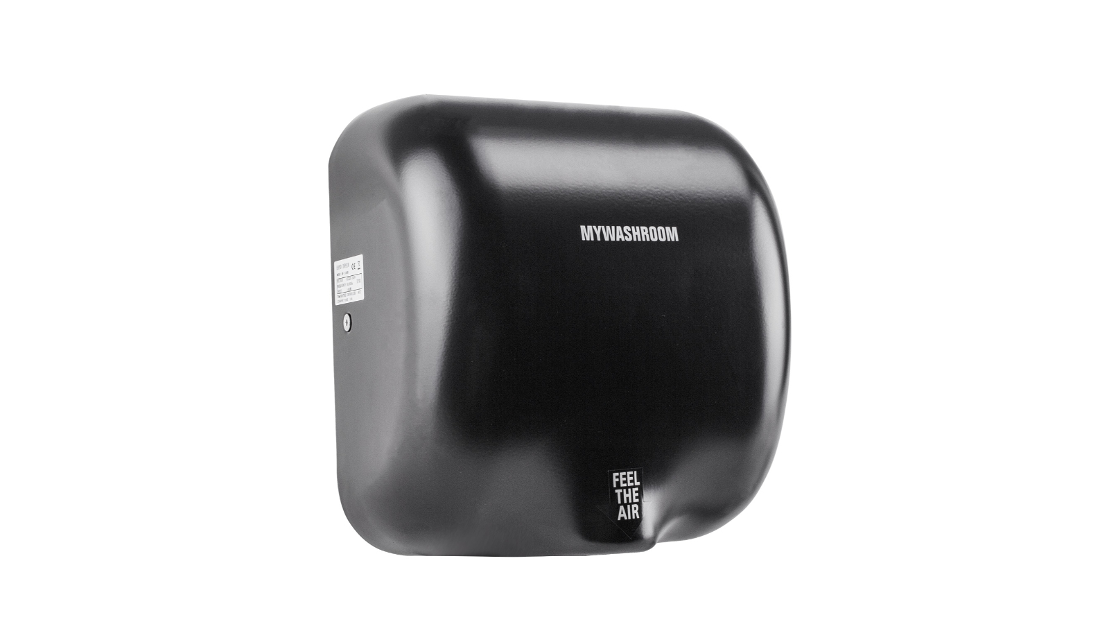 Mywashroom Commercial High Speed Quick Drying Brushed Stainless Hand Dryer - Black