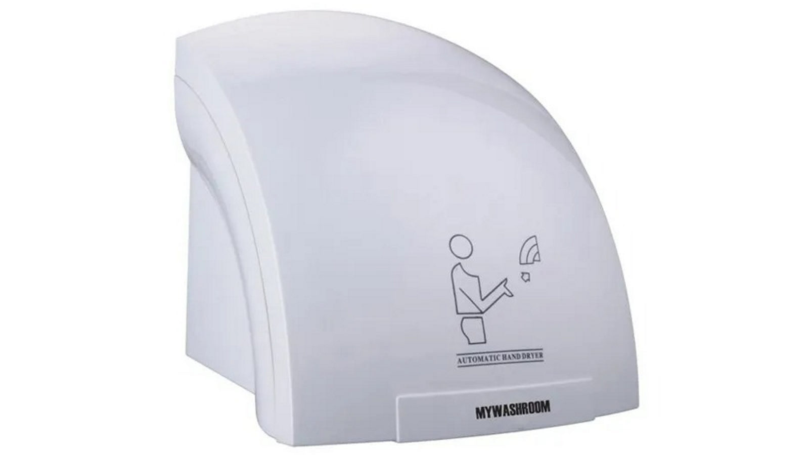 Mywashroom Automatic Commercial Hand Dryer Mini Single High Speed - White