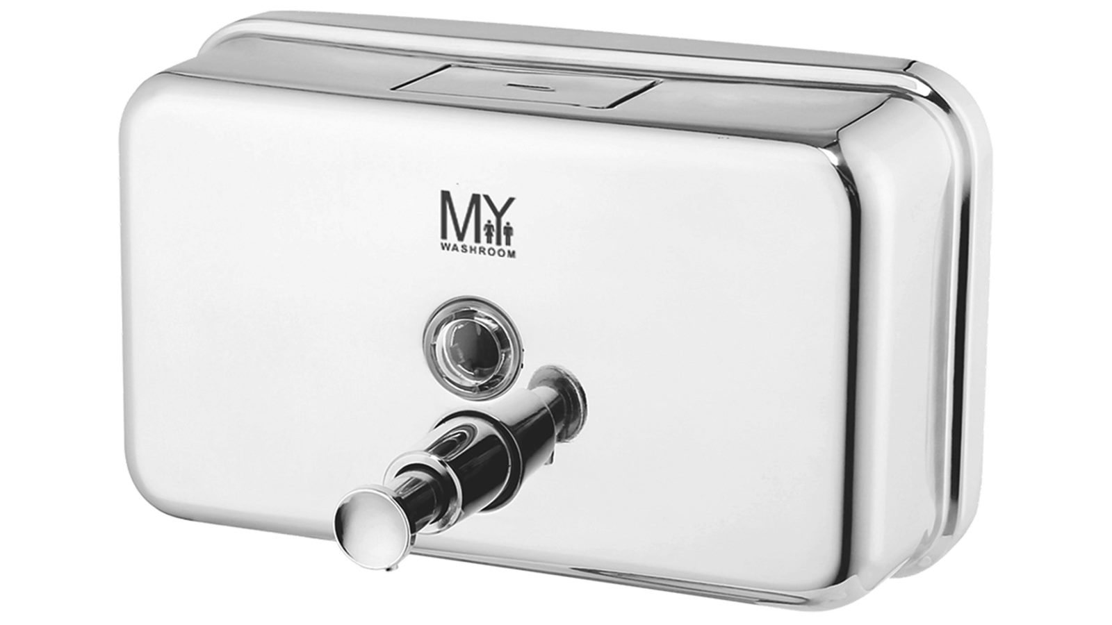 Mywashroom 1200ml Liquid Manual Soap Dispenser - 304 Stainless Steel