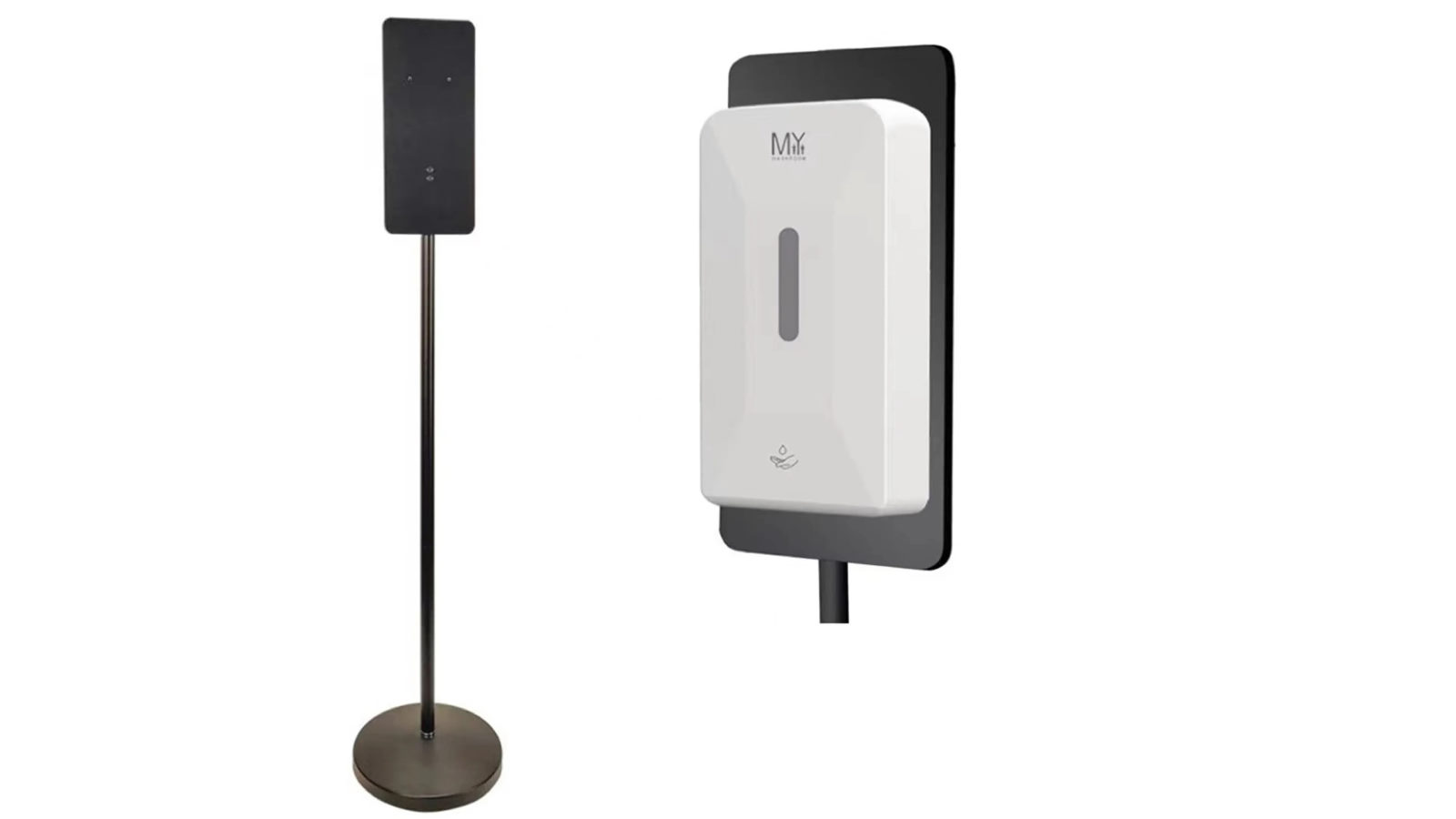 Mywashroom White Touchless Soap Dispenser 1000ml with Floor Stand