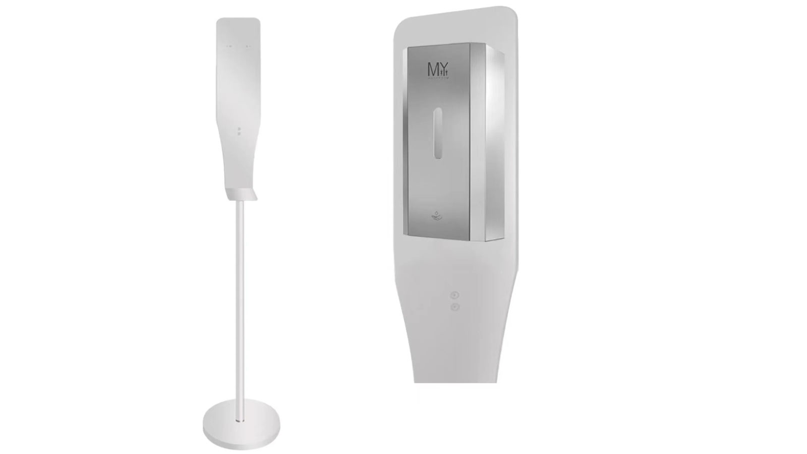 Mywashroom 304 Stainless Steel Touchless Soap Dispenser 1000ml with Floor Stand